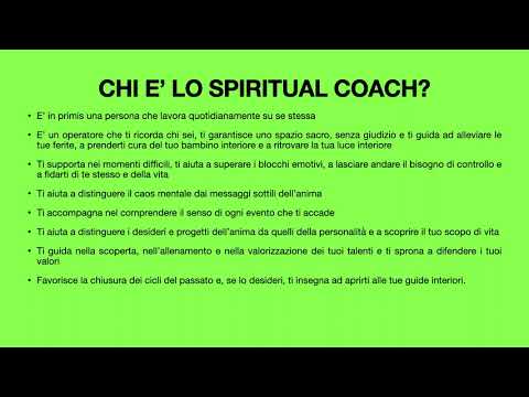 Copertina del video sull'Attività di Spiritual Coach