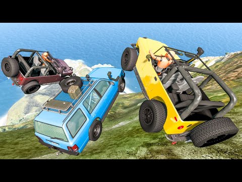 Cliff Drops #36 - BeamNG DRIVE | SmashChan