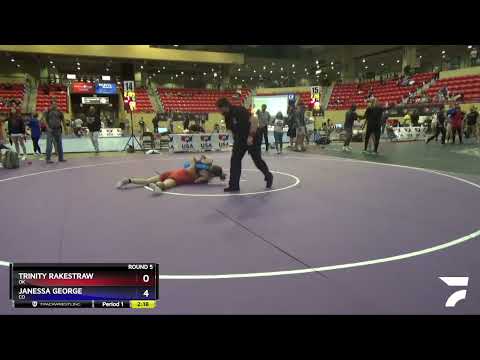 117-122 Lbs Round 5 - Trinity Rakestraw, OK Vs Janessa George, CO 8a54