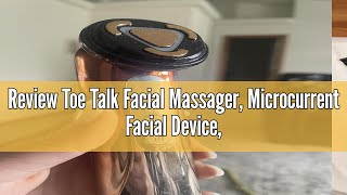 Review Toe Talk Facial Massager, Microcurrent Facial Device, 5-in-1 Home Lifting Light Therapy Facia