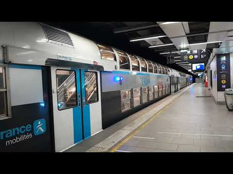 [RER D] Double Z20500 hybrides IDFM / Paris Gare de Lyon