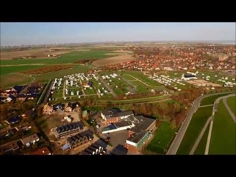 Büsum in Dithmarschen 18. April 2018 - Perlebucht in der Sonne