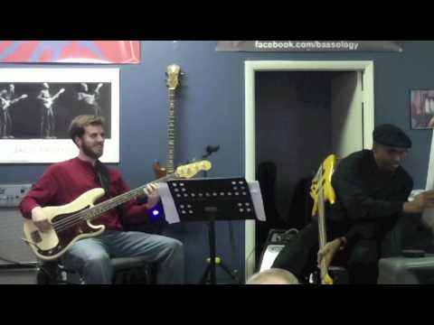 Ian with Gerald Veasley at Bass Immersion IV