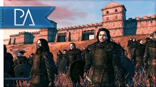 Night's Watch vs Wildlings: Battle for the Wall - Seven Kingdoms Total War Mod Gameplay
