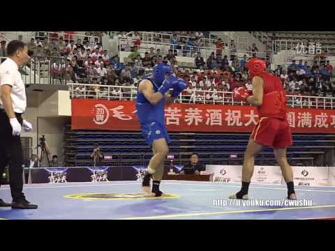2016 China Men's Sanda Championship finals 90kg （wang wenzhong vs yang yuanfei）
