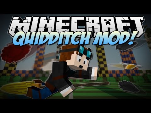 DanTDM - Minecraft | QUIDDITCH MOD! (Harry Potter, Brooms, Bludgers & More!) | Mod Showcase [1.7!]