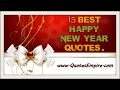 15 Most Beautiful Happy NEW YEAR QUOTES - YouTube