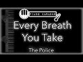 Every Breath You Take - The Police - Piano Karaoke Instrumental