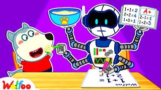 Download lagu NEW | Robot Best Friend! 🤖 Can a Robot Replace Real Friends? | Cartoons For Kids | Wolfoo Family mp3