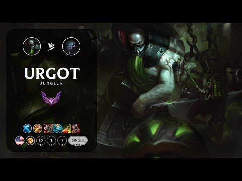 Urgot Jungle vs Kindred - NA Master Patch 13.1