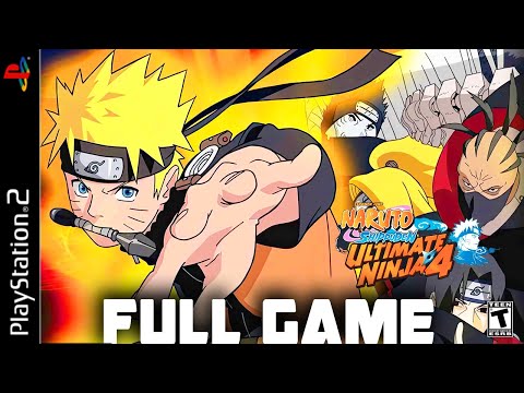 Naruto Ultimate Ninja 4 - Full PS2 Gameplay Walkthrough | FULL GAME (PS2 Longplay)