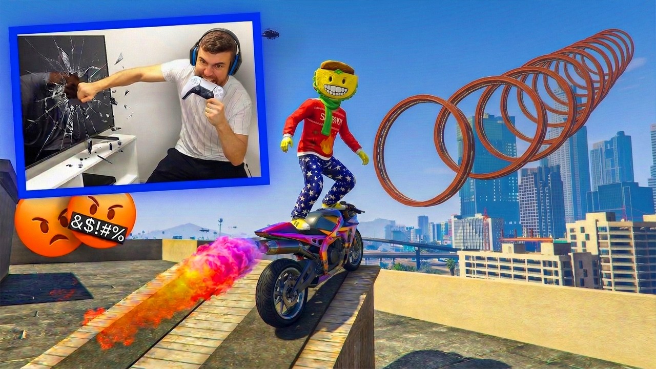 LA CARRERA QUE ME HIZO EXPLOTAR!! ROMPO TODO!! - GTA 5 ONLINE