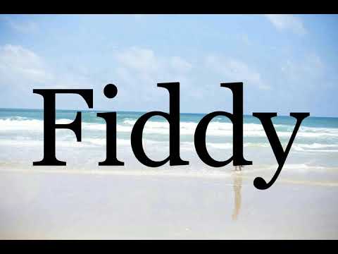 How To Pronounce Fiddy🌈🌈🌈🌈🌈🌈Pronunciation Of Fiddy