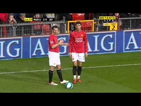 Cristiano Ronaldo Vs Aston Villa Home (English Commentary) - 07-08 By CrixRonnie