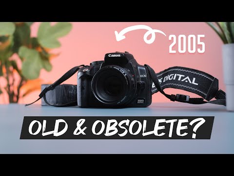Retro Digital Camera - Canon Rebel XT/350D