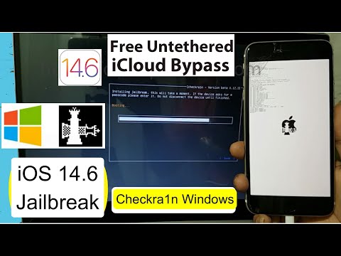 How to Jailbreak iOS 14.6 Cheakra1n Windows | untethered icloud bypass iOS 14.6 Notifications fix