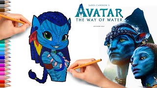 How to Draw Avatar | Avatar The Way of Water #howtodraw