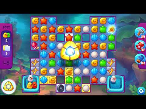 Fishdom 6582 Super Hard Level - 12 moves - NO BooSTERS