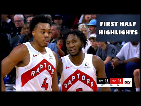 Toronto Raptors vs Miami Heat - First Half Team Highlights | Dec 23, 2025