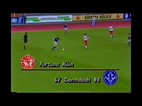 29.7.1989 SC Fortuna Köln SV Darmstadt 98 Saison 1989/90