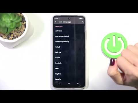 How to Change Language on MOTOROLA Moto G05