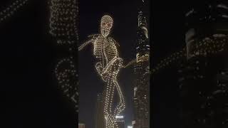 Download lagu Insane Giant Skeleton Drone Show In Dubai - Drone Shows Are Incredible Moments Of Impact…even fake mp3