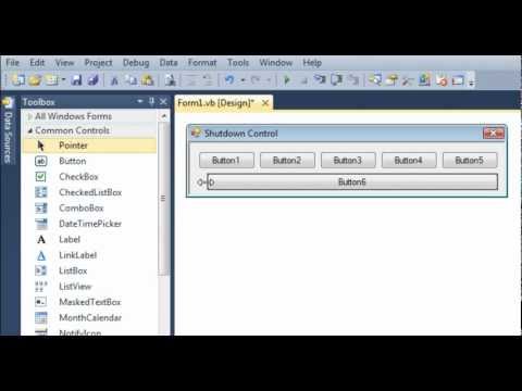 Vb Net Shutdown Control