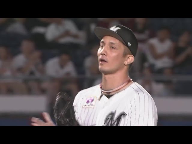 【7回表】球団新記録!! マリーンズ・国吉佑樹 22試合連続の無失点投球を披露!! 2024年9月5日 千葉ロッテマリーンズ 対 東北楽天ゴールデンイーグルス