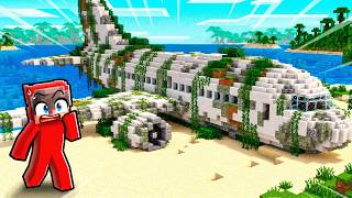 We Found an ABANDONED AIRPLANE in Minecraft