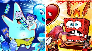 Download lagu Hot vs Cold Heart💙❤ Mukbang Animation! Red Food VS Blue Food Challenge | Slime cat mp3