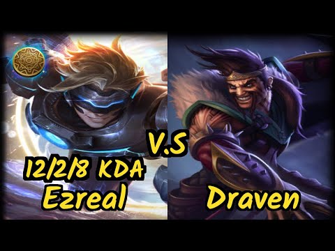 Padden (EZREAL) vs DRAVEN - 12/2/8 KDA BOTTOM ADC GAMEPLAY - EUW Ranked DIAMOND v9.6