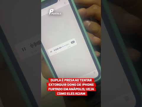 Dupla é presa ao tentar extorquir dono de iPhone furtado em Anápolis; veja como eles agiam