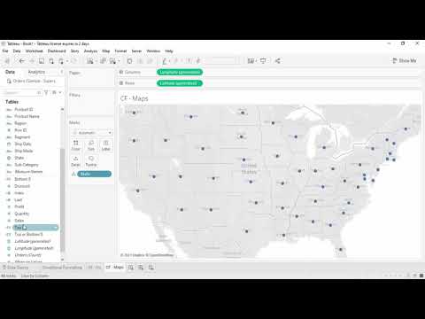 Tableau Tutorial for Beginners 35 Conditional Formatting on Visual Charts