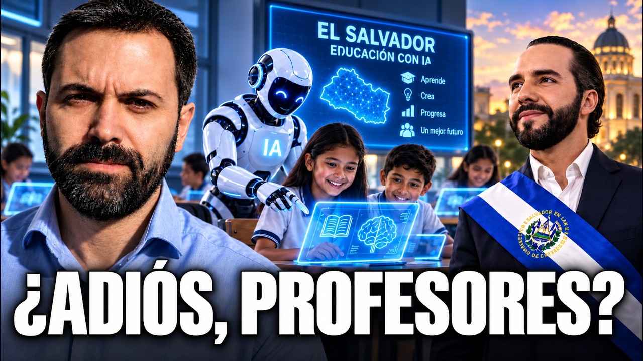¿Debemos sustituir a los profesores por una IA? El experimento de Bukele