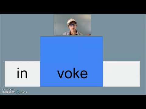 8-5 Latin Roots (voc/voke)