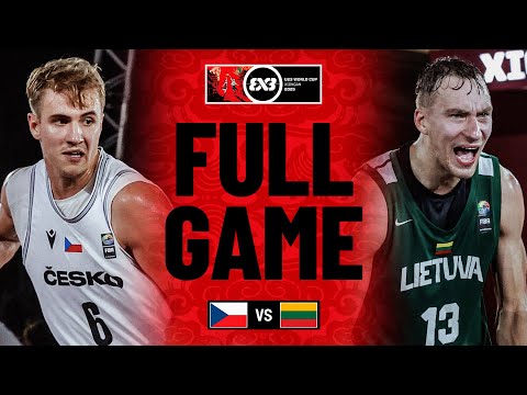 Czechia 🇨🇿 vs Lithuania 🇱🇹 | Men | Full Semi-Finals Game | FIBA 3x3 U23 World Cup 2025