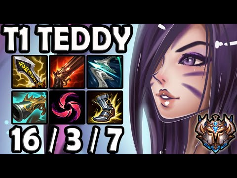 T1 Teddy KAISA vs MISS FORTUNE [ ADC ] Patch 11.1 Ranked Challenger Korea ✅