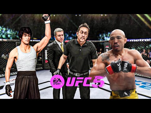 Bruce Lee vs Jose Aldo - EA Sports UFC 5 - Dragon Fight 🔥🐲