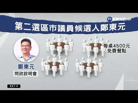 餐會1桌4500元! 議員候選人鄭東元涉賄遭起訴
