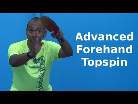 Advanced Forehand Topspin (Loop) | Table Tennis | PingSkills thumbnail