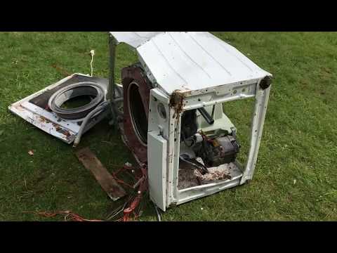 Washing machine destruction 1