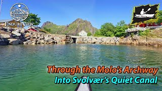 Virtual Kayaking | Through the Molo’s Archway: Into Svolvær’s Quiet Canal