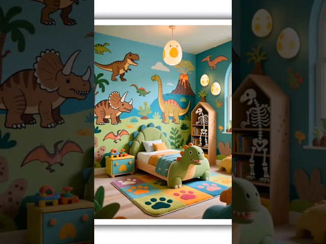 Vídeo relacionado con SoeUyd Pegatinas Infantiles Pared, Adesivi Murali Dinosauri, Adhesivos Decorativos de Dinosaurios Triceratops, Adecuados para Habitaciones Infantiles, Dormitorios de Niños y Salas de Juegos