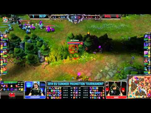LCS EU Summer 2014 Promotion: Millenium vs Ninjas in Pyjamas G2 (24.04.2014)