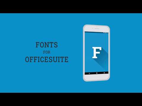 Font Pack for OfficeSuite Video