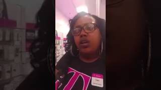 T-Mobile manager gets exposed at a retail store and argues face to face with customer
