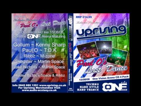 uprising paulos last dance 15.8.08  jake nicholls mc ribbz & space & martin space b2b skegster