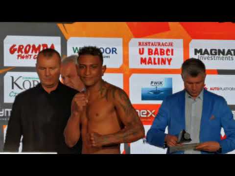 TYMEX BOXING NIGHT 18: TOMASZ NOWICKI VS JOEL JULIO | WAŻENIE