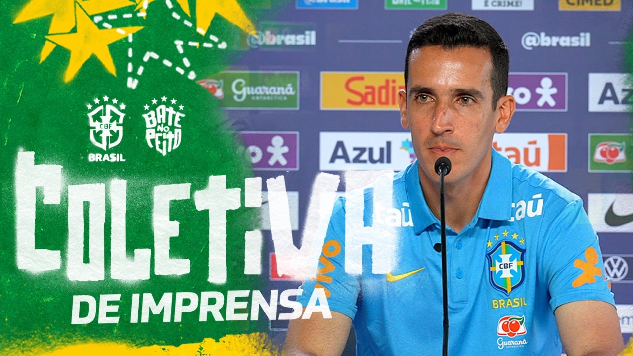 PAULO VICTOR  NA COLETIVA DA SELEÇÃO BRASILEIRA SUB-20