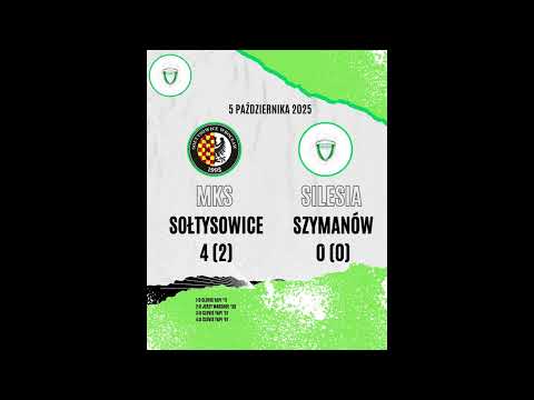 05.10.2025 Podsumowanie MKS Sołtysowice-Silesia Szymanów Sezon 2025/26 Grupa IX wrocławskiej b klasy